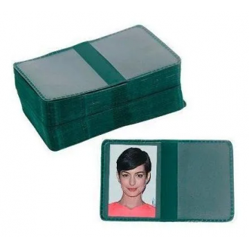 Carteirinha Para Fotos 3x4 100 Unidades - Verde. Importado - 1