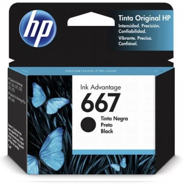 Cartucho HP 3YM79AB nº667 Preto HP - 1