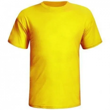 Camisa amarela para sublimação-Tamanho GG.100% Poliéster. Jplay - 1