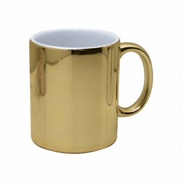 Caneca Cromada para Sublimação - Dourada Importado - 2