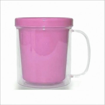 Caneca Rosqueável Rosa Acrilica Para Lembrancinha. Importado - 1