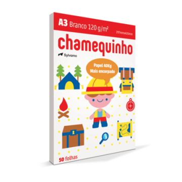 Chamequinho A3 120 gramas...