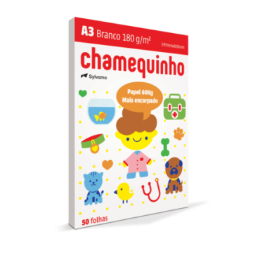 Chamequinho A3 180 gramas...