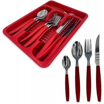 Talher Tok Frevo 25 Peças – Vermelho. Importado - 1