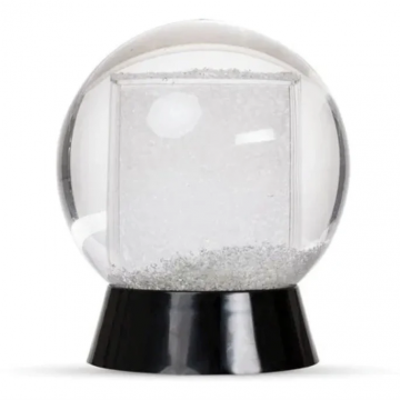 Globo de neve para personalizar p/ até duas fotos. Importado - 1