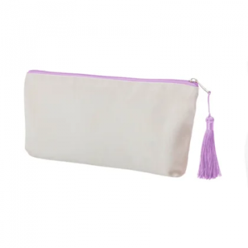 Necessarie Para Sublimação Com Zíper 15x24cm lilás. Importado - 1