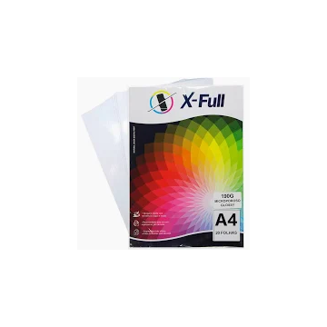Papel Microporoso Glossy 190g A4 Fotográfico Branco Brilhante X-Full com 20 Folhas Importado - 1