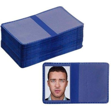 Carteirinha Para Fotos 3x4 100 Unidades - Azul. Importado - 1