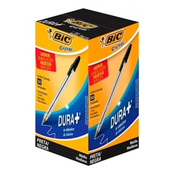 Caneta Esferográfica Cristal Preta Caixa com 50 unidades - Bic Bic - 2