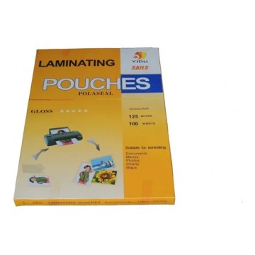 Plástico Para Plastificação A3 100un Polaseal 0,05 125mic-Yidu. YIDU - 1