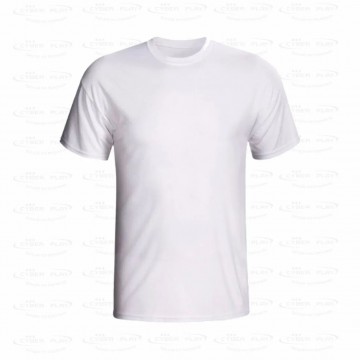 Camiseta Branca de Poliéster para Sublimação-Tamanho P. Jplay - 1
