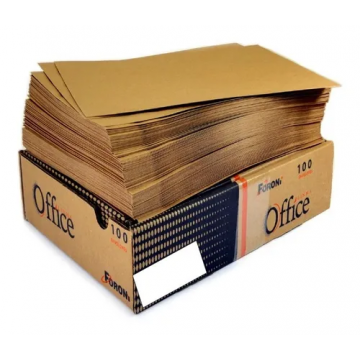 Kit 100 Envelopes A4 Kraft Pardo Correio Escritório. FORONI - 1